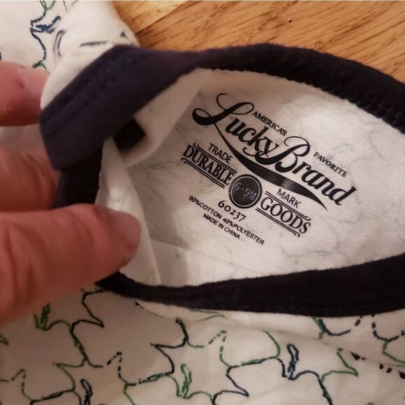 NWOT Lucky Brand Signature Shamrock Onesie - Picture 4 of 7